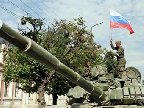 Российский танк в Цхинвали., 14-08-08