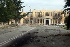 Разрушенное здание в южноосетинской стол, 14-08-08
