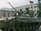 Россиийская бронитехнита в Цхинвали, 14-08-08